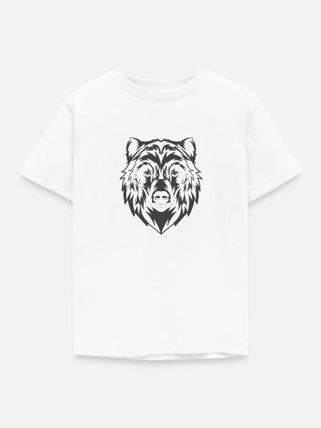Bär - Kinder T-Shirt - Weiß