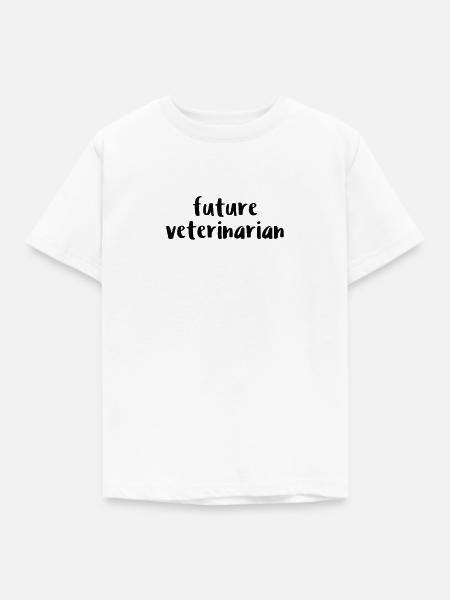 Future Veterinarian - Kinder T-Shirt - Weiß