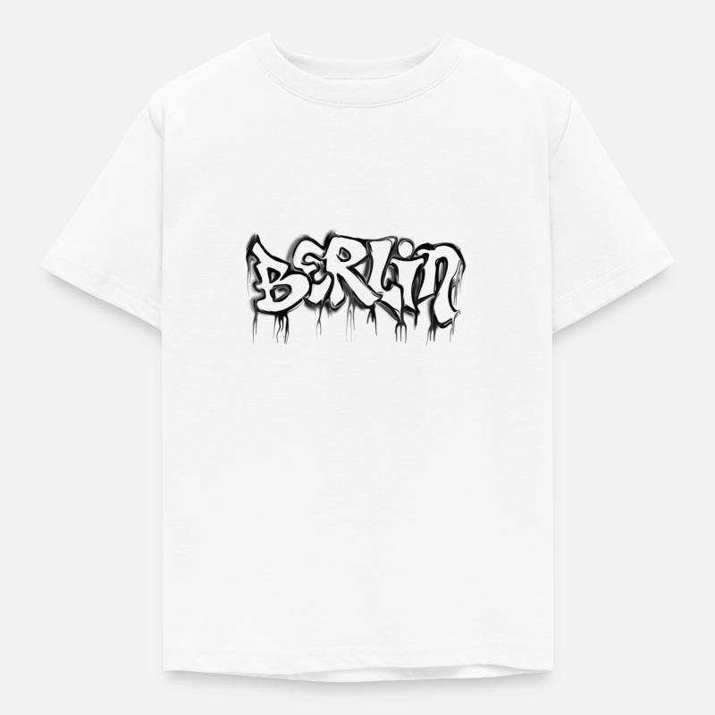 Berlin Graffiti - Kinder T-Shirt - Weiß