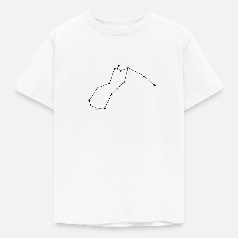 Wassermann Sternenspuren - Kinder T-Shirt - Weiß