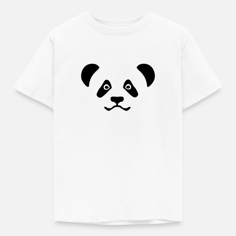 Panda - Kinder T-Shirt - Weiß