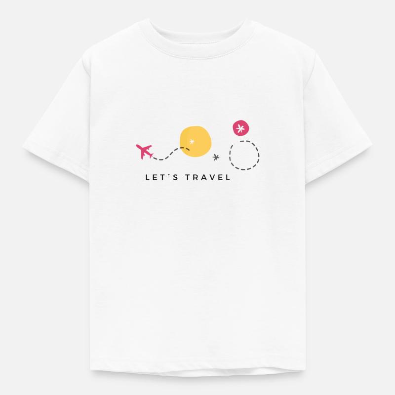 C’est parti pour le voyage - T-shirt Enfant - blanc