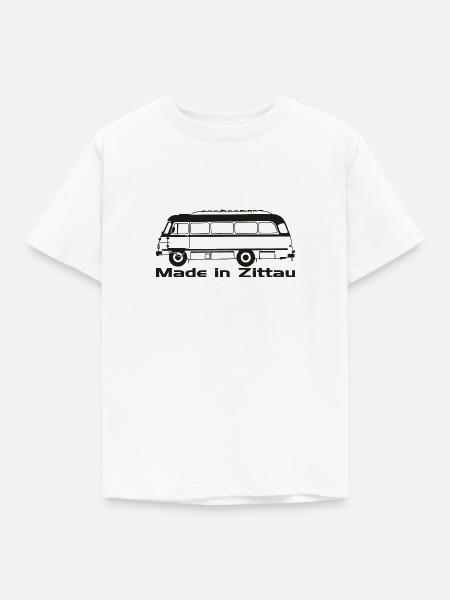 Robur Bus Zittau - Kinder T-Shirt - Weiß
