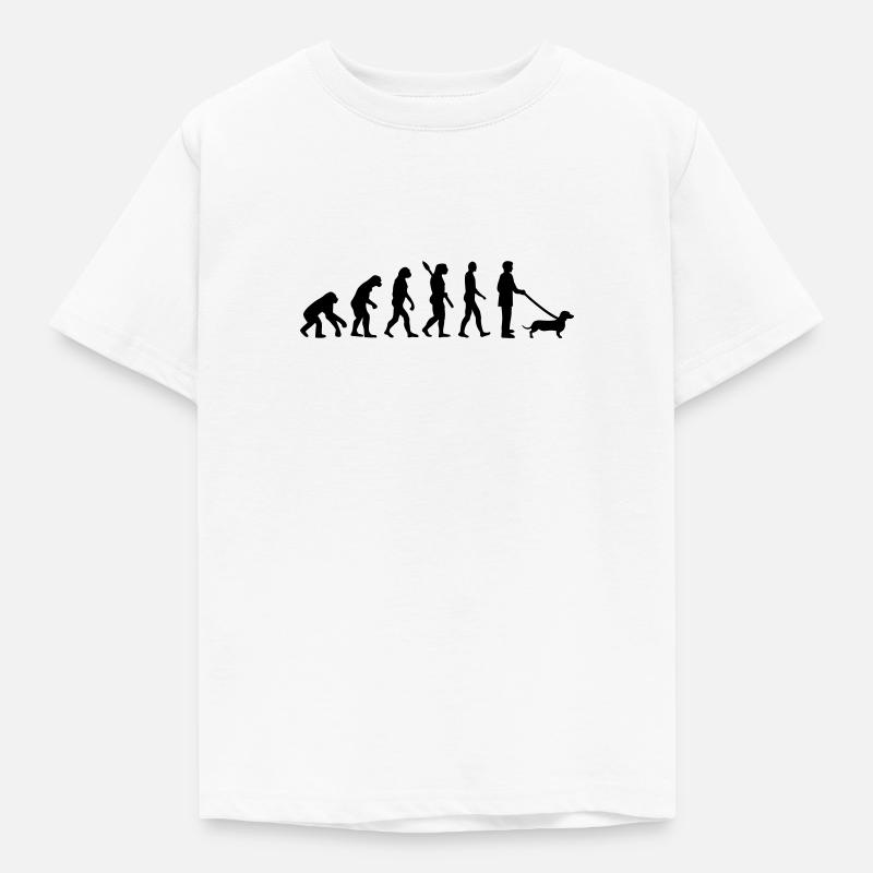 Teckel - T-shirt Enfant - blanc