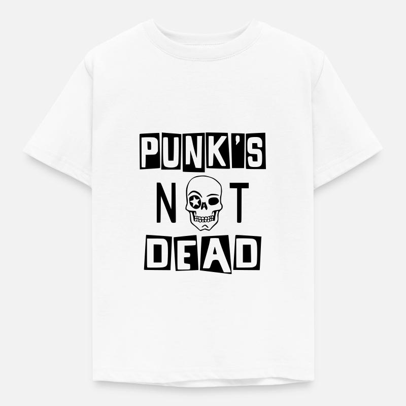 PUNK'S NOT DEAD - T-shirt Enfant - blanc