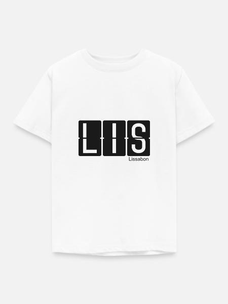Lissabon - Kinder T-Shirt - Weiß
