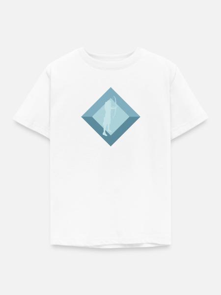 Bogen Bogen Bogenschießen - Kinder T-Shirt - Weiß