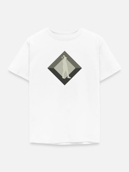 Axtwerfen Axtwerfen Doppelaxt - Kinder T-Shirt - Weiß