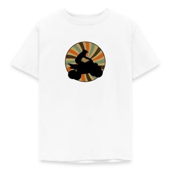 Stunt2 Quad - Kinder T-Shirt - Weiß - Vorne - AI Model Kid Male (0cm)