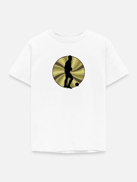 Futsalspieler Futsal Futsal - Kinder T-Shirt - Weiß