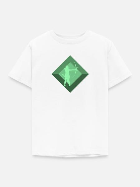 Bogen Armbrust Bogen - Kinder T-Shirt - Weiß