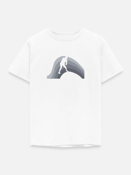 Discgolf Disc - Kinder T-Shirt - Weiß