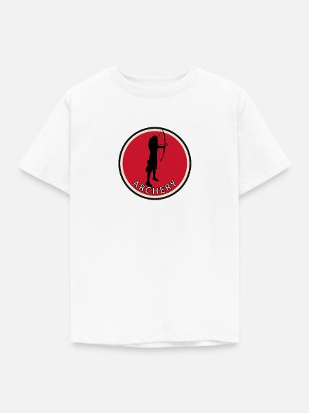 Bogen Bogenschütze - Kinder T-Shirt - Weiß