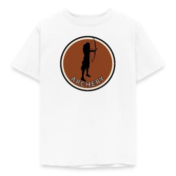 Arc Longbow - T-shirt Enfant - blanc - Devant - AI Model Kid Male (0cm)