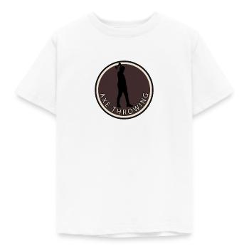Sportart Axt - Kinder T-Shirt - Weiß - Vorne - AI Model Kid Male (0cm)