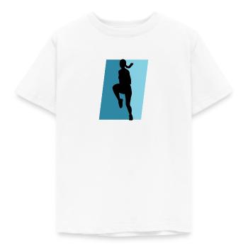 Aerobics Fitness Cardio - Kinder T-Shirt - Weiß - Vorne - AI Model Kid Male (0cm)