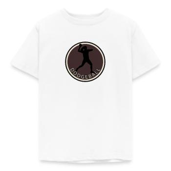 Dodgeballspieler Mannschaft - Kinder T-Shirt - Weiß - Vorne - AI Model Kid Male (0cm)