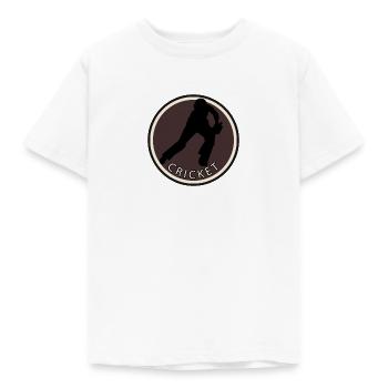 Équipe de cricket lanceur - T-shirt Enfant - blanc - Devant - AI Model Kid Male (0cm)