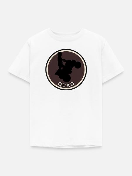 Stunt Stuntman Quad - Kinder T-Shirt - Weiß