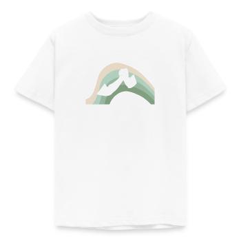 Starker Mann Armdrücken Arm Wrestling - Kinder T-Shirt - Weiß - Vorne - AI Model Kid Male (0cm)