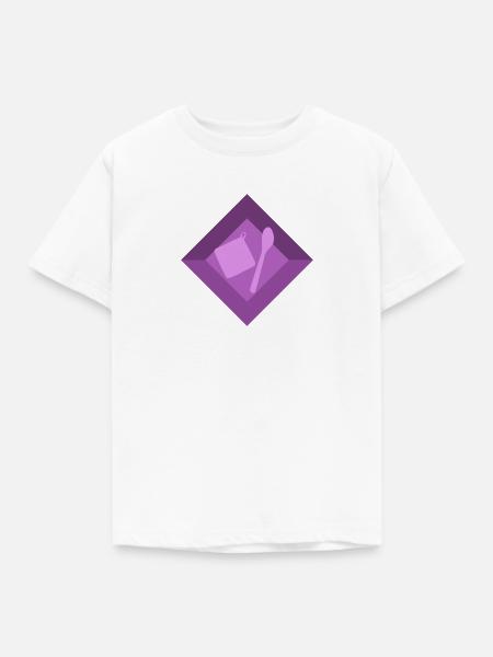 Backwaren Bäcker Cupcake - Kinder T-Shirt - Weiß