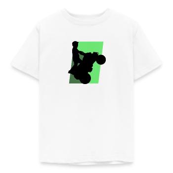 Quad Motorsport Stunt - Kinder T-Shirt - Weiß - Vorne - AI Model Kid Male (0cm)