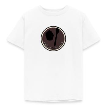 Backen Backen - Kinder T-Shirt - Weiß - Vorne - AI Model Kid Male (0cm)