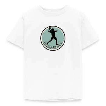 Dodgeballspieler Dodgeballteam Mannschaft - Kinder T-Shirt - Weiß - Vorne - AI Model Kid Male (0cm)