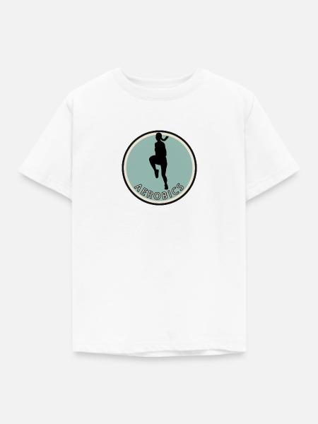 Aerobic Aerobic - Kinder T-Shirt - Weiß