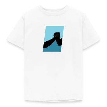 Armdrücken Wrestling Starker Mann - Kinder T-Shirt - Weiß - Vorne - AI Model Kid Male (0cm)