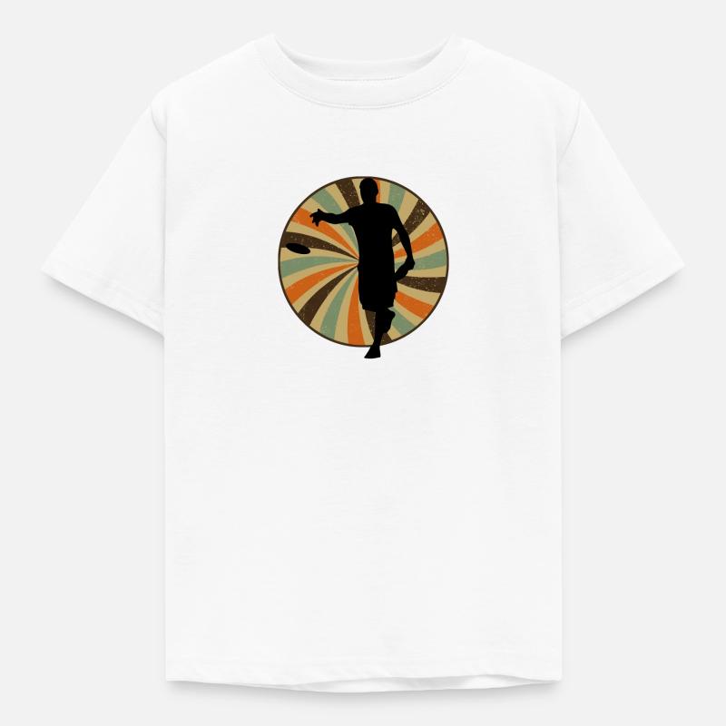 Frisbee Disc Frisbee - Kinder T-Shirt - Weiß
