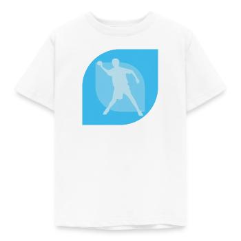 Dodgeball Joueur de Dodgeball Sports de balle - T-shirt Enfant - blanc - Devant - AI Model Kid Male (0cm)