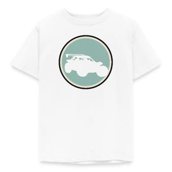Autocross Flitzer Renner - Kinder T-Shirt - Weiß - Vorne - AI Model Kid Male (0cm)
