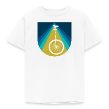 Monocycle monocycle cirque - T-shirt Enfant - blanc - Devant - AI Model Kid Male (0cm)