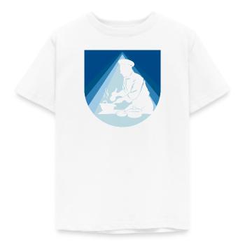 Cuisinier Chef étoilé - T-shirt Enfant - blanc - Devant - AI Model Kid Male (0cm)