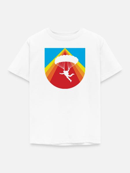 Skydiving Adrenalin Skydive - Kinder T-Shirt - Weiß