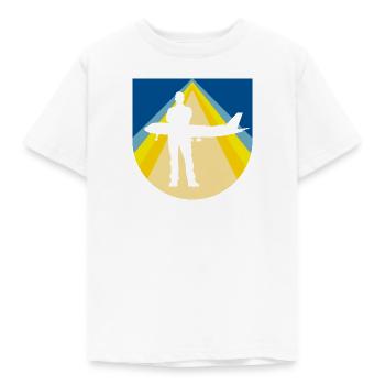 Airline Flugzeug Stewardess - Kinder T-Shirt - Weiß - Vorne - AI Model Kid Male (0cm)