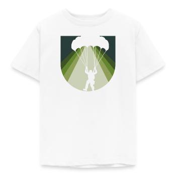 Fallschirmspringen Adrenalin Fallschirm - Kinder T-Shirt - Weiß - Vorne - AI Model Kid Male (0cm)