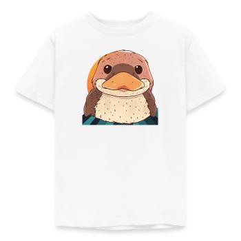 Quak Ente Vogel - Kinder T-Shirt - Weiß - Vorne - AI Model Kid Male (0cm)