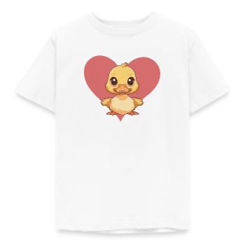 Bec oiseau canard - T-shirt Enfant - blanc - Devant - AI Model Kid Male (0cm)