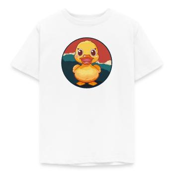 Bec Caneton Oiseau - T-shirt Enfant - blanc - Devant - AI Model Kid Male (0cm)