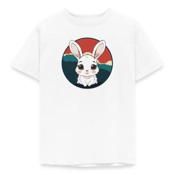 Dent de Lapin Hoppelhase Pâques - T-shirt Enfant - blanc - Devant - AI Model Kid Male (0cm)