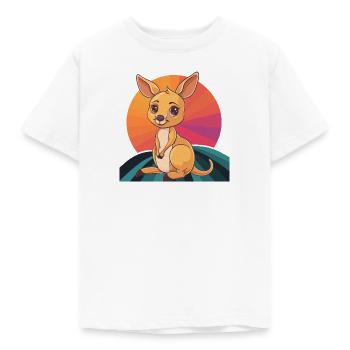Kaenguru Koala Kangaroo - Kinder T-Shirt - Weiß - Vorne - AI Model Kid Male (0cm)