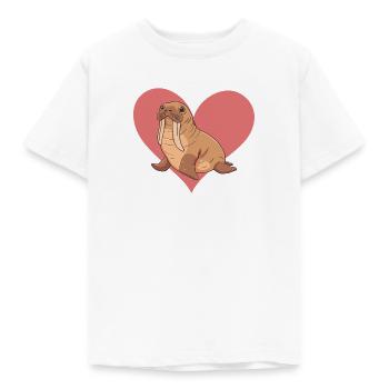 Morse Créatures marines Créatures marines - T-shirt Enfant - blanc - Devant - AI Model Kid Male (0cm)