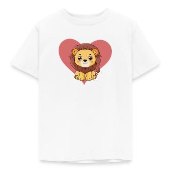 Loewe Lioness - Kids' T-Shirt - white - Front - AI Model Kid Male (0cm)