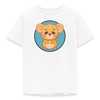 Muis Muis Knaagdier - Kinderen T-shirt - wit - Voor - AI Model Kid Male (0cm)
