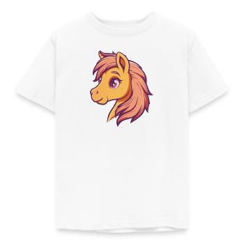 Cheval Cheval Poney Ferme - T-shirt Enfant - blanc - Devant - AI Model Kid Male (0cm)
