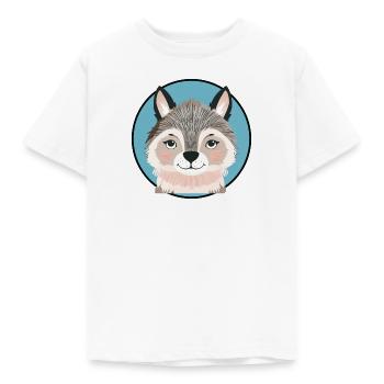Wolves Pack - Kids' T-Shirt - white - Front - AI Model Kid Male (0cm)
