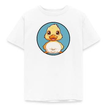 Entchen Ente - Kinder T-Shirt - Weiß - Vorne - AI Model Kid Male (0cm)