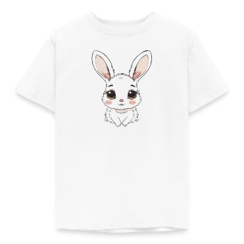 Lapin de Pâques Lapin de Pâques - T-shirt Enfant - blanc - Devant - AI Model Kid Male (0cm)